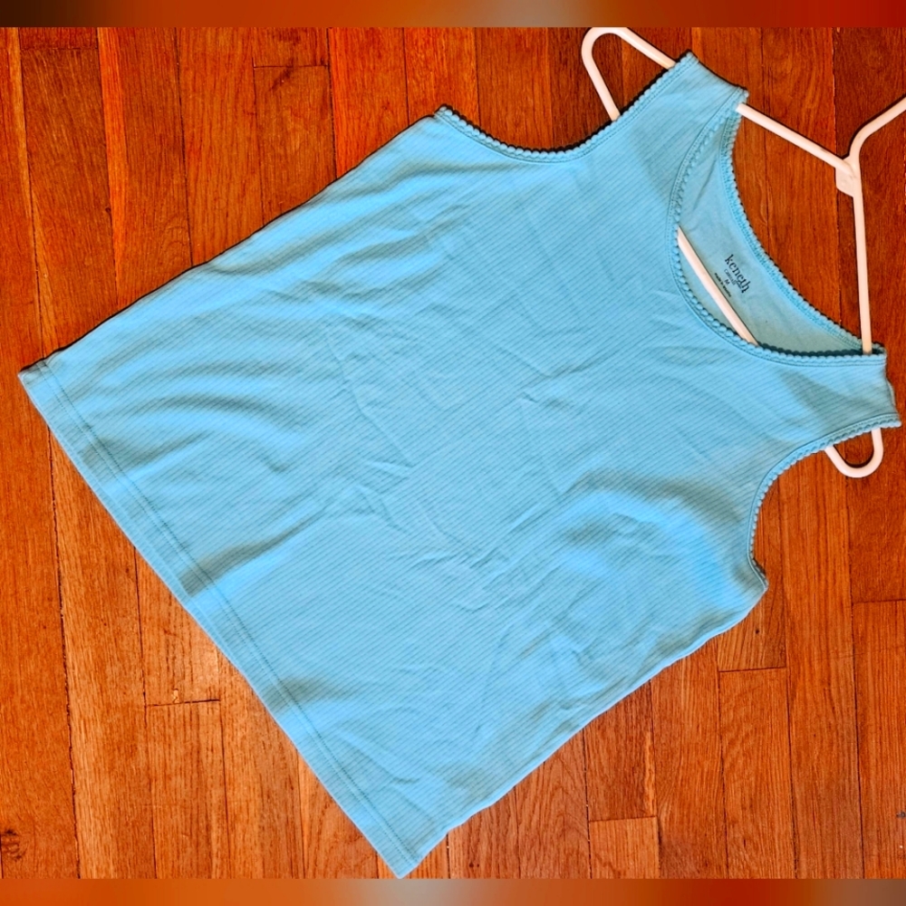 Kenneth too! Casuals aqua teal tank top